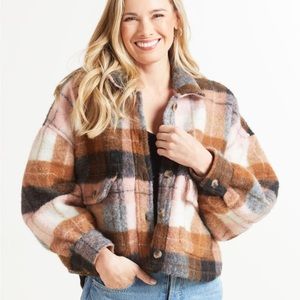 Saltwater Luxe cropped shacket